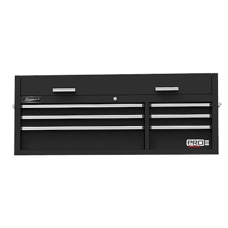 Homak 54in Pro 2 6-Drawer Top Chest - Black BK02054602